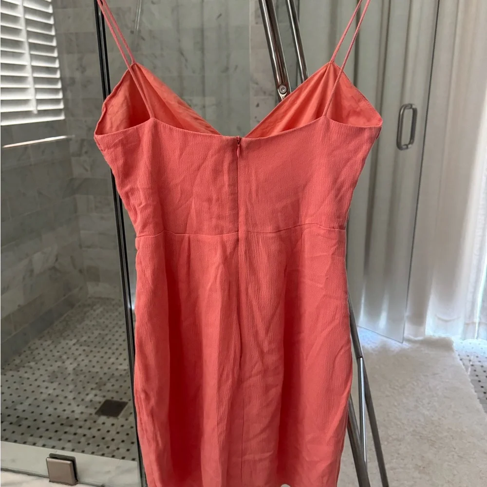 Coral Superdown spaghetti strap sweetheart dress - Picture 2 of 3